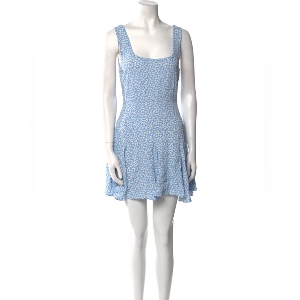 Doen Light Blue Floral Dress